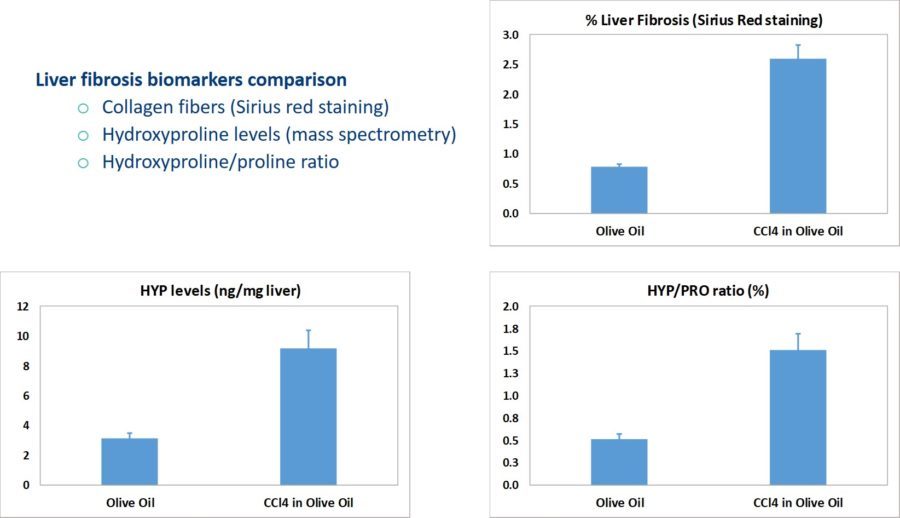 Liver - CCl4 liver fibrosis biomarker results