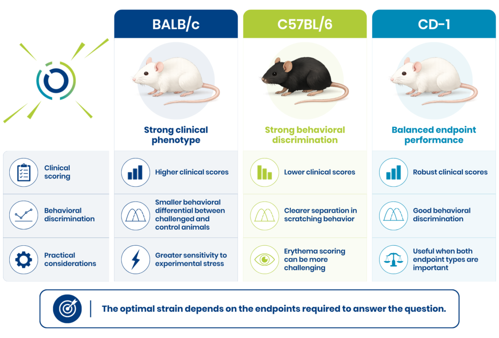 Model Selection Comparison Chart for Preclinical Atopic Dermatitis Studies